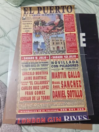lote de carteles de toros