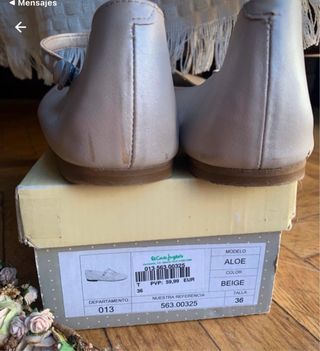Zapatos Tizzas Comunión Niña Talla 39