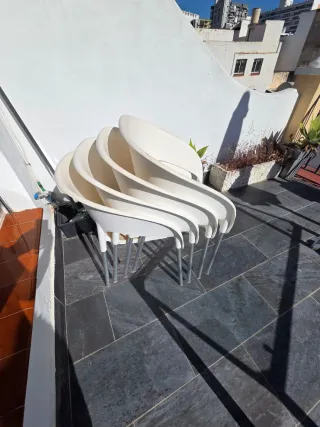 Mesa Terraza Cristal y Metal