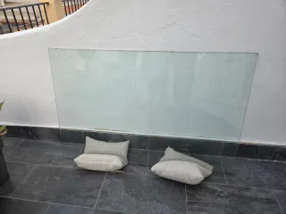 Mesa Terraza Cristal y Metal