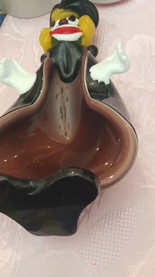 Grande Clown in vetro di Murano