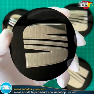 X4 Emblemas Metálicos Sea 90mm Tapas Tapacubos