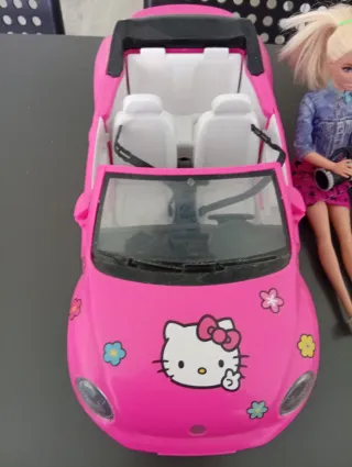 Coche y 2 Muñecas Barbie