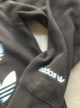 Sudadera Adidas Negra Logo Trefoil