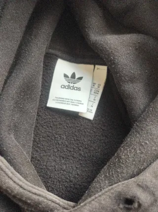 Sudadera Adidas Negra Logo Trefoil
