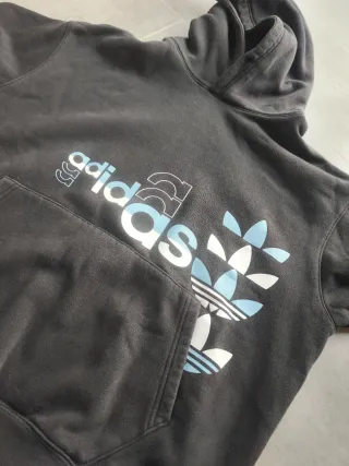 Sudadera Adidas Negra Logo Trefoil