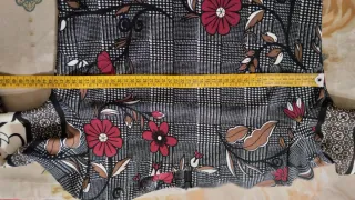 Abito donna fantasia floreale e quadri