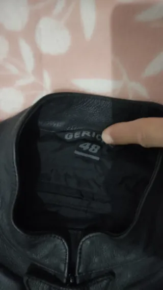 Macacão de Couro genuíno para motociclista