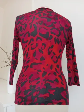 Max Mara T-shirt manica lunga fantasia