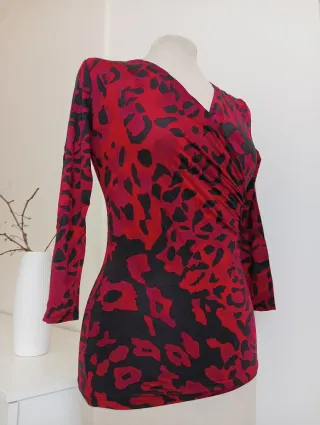 Max Mara T-shirt manica lunga fantasia