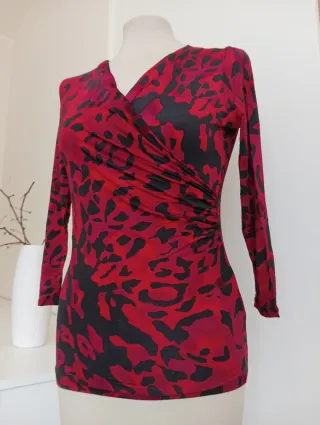 Max Mara T-shirt manica lunga fantasia