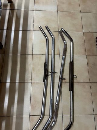 Barras para máquinas de musculación