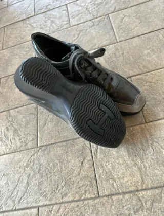 Scarpe Hogan donna zeppa grigie