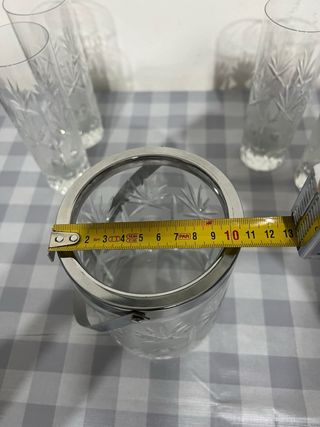 Set Bicchieri e Ghiacciera Cristallo