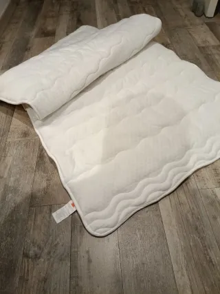 Protector Colchón Acolchado Blanco