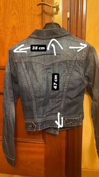 Cazadora tejana vaquera azul Talla S