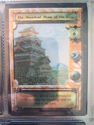 Carta Promo Ancestral Home of the Lion CCG L5R