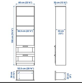 Estantería Brimnes IKEA Blanca