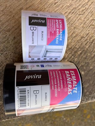 Esmalte Bañeras Jovira Blanco Brillante 0.75L