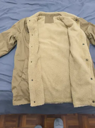 Chaqueta Camel con forro de pelo