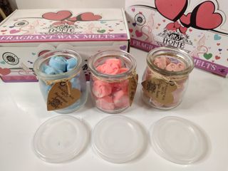 BOTE con cere profumate di SOIA per bruciatori