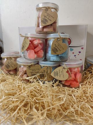 BOTE con cere profumate di SOIA per bruciatori