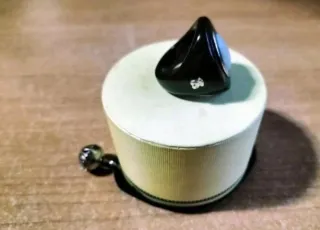 ANILLO TOUS PLATA NEGRO TALLA 11/12 NEGOCIABLE