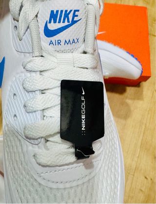 Nike Air Max 90 Golf Talla 37.5 Blancas/Azules