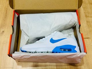 Nike Air Max 90 Golf Talla 37.5 Blancas/Azules