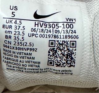 Nike Air Max 90 Golf Talla 37.5 Blancas/Azules