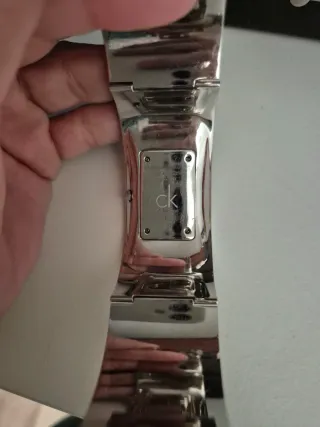 Reloj Calvin Klein Plata Cristal Roto