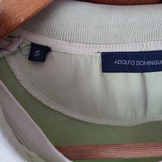 Polo chico A.D. verde y blanco