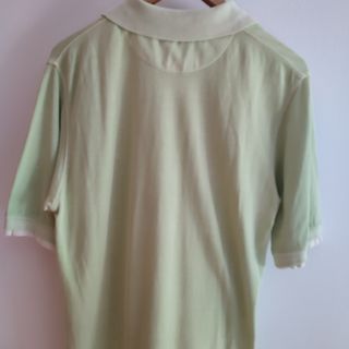 Polo chico A.D. verde y blanco