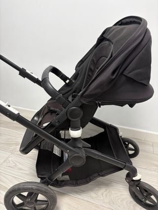 Bugaboo Fox 2 Silla de Paseo Negra+capazo+maxicosi