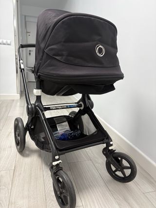Bugaboo Fox 2 Silla de Paseo Negra+capazo+maxicosi