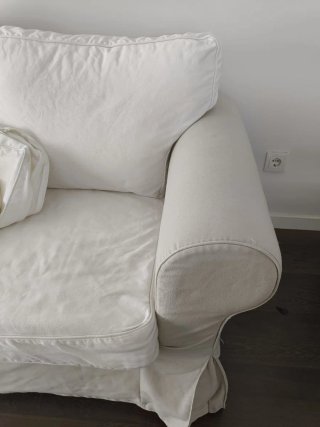 Sofá Ikea Ektrop Beige/Blanco Ikea como nuevo