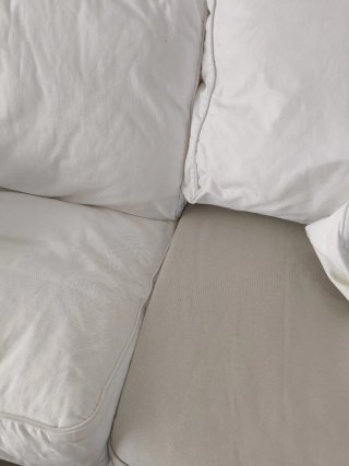 Sofá Ikea Ektrop Beige/Blanco Ikea como nuevo