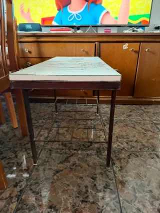 Mesa de centro madera y metal