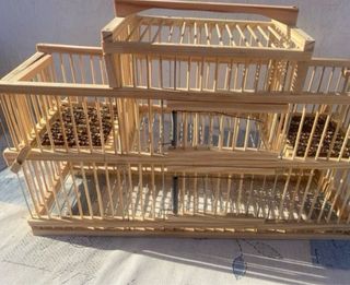 Jaula reclamo (mod 4) de 2 puertas y 2 balancines