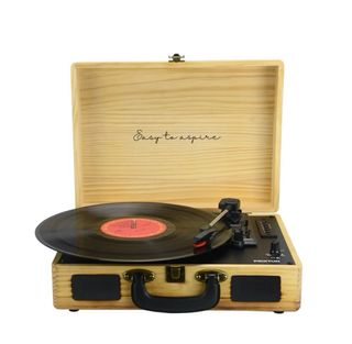 Giradischi vintage in legno