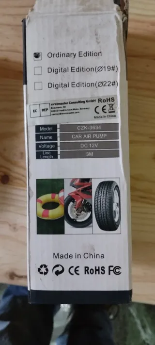 Compresor Aire / Bomba / inflador Coche/Moto