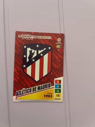 Carta Futbol atletico de madrid +regalo