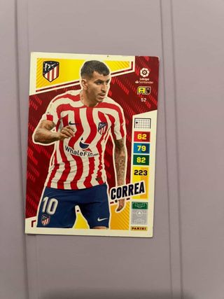Carta Futbol atletico de madrid +regalo