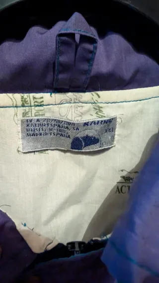 Chaqueta Vintage Karhu Azul/Morado Talla XL