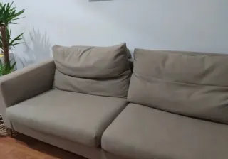 Sofá 3 plazas Joquer beige tela