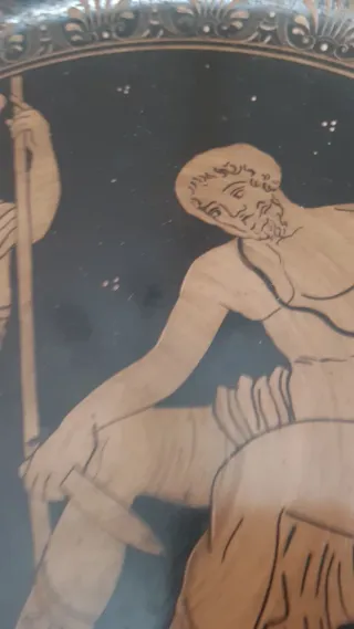 Grande Piatto Ceramica Siciliana Decorato