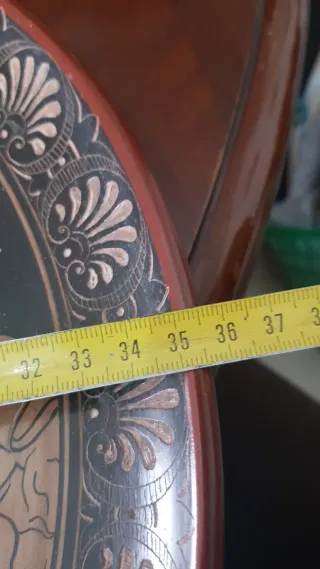 Grande Piatto Ceramica Siciliana Decorato