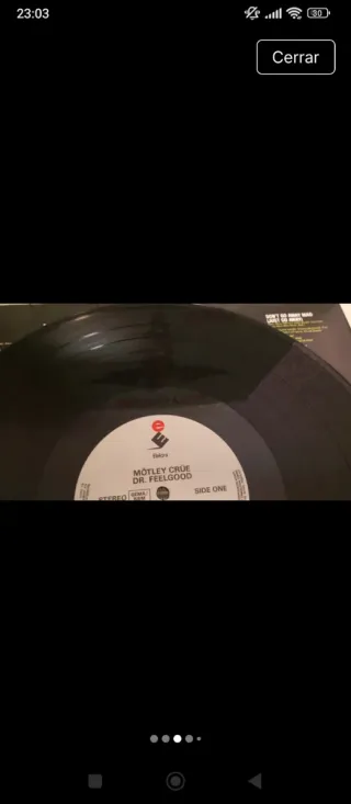 1a edicion LP Mötley Crüe Dr. Feelgood