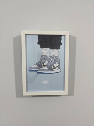 Cuadro Zapatillas Air Jordan Dior
