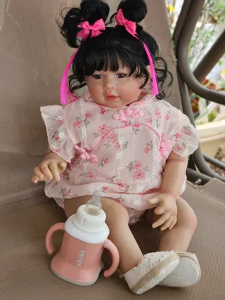 Muñeca Reborn Asiática 60cm